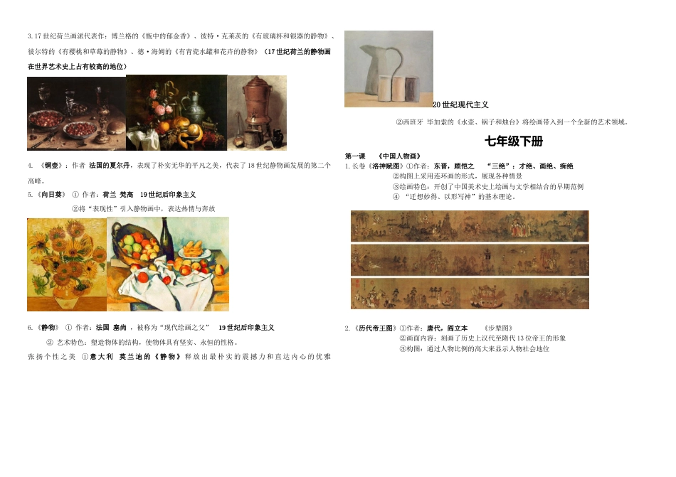 美术复习资料[共14页]_第3页