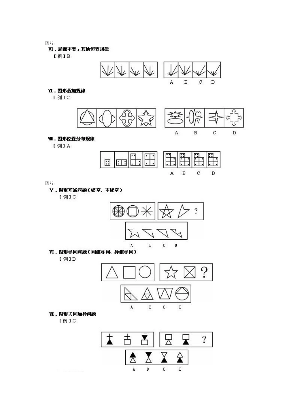 几乎概括了图形推理的所有类型[8页]_第2页