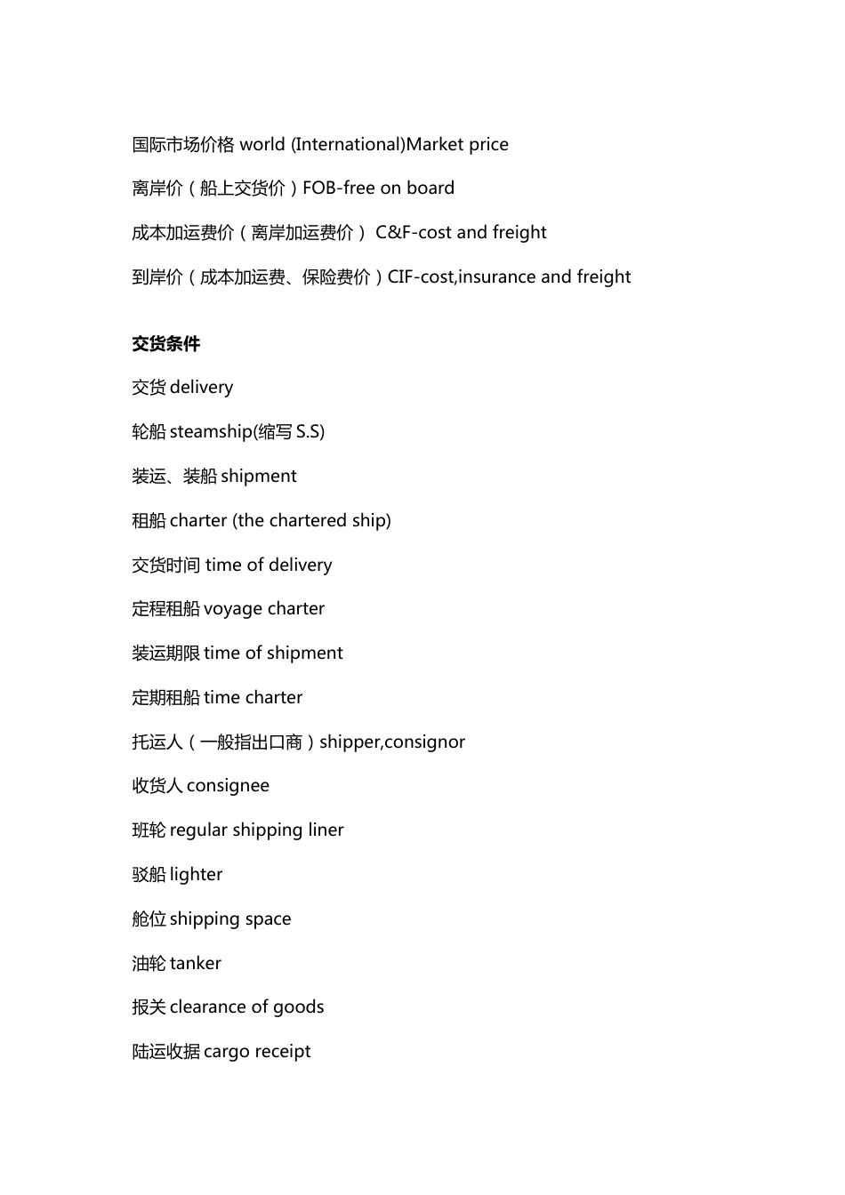 外贸专业术语完整版[16页]_第3页