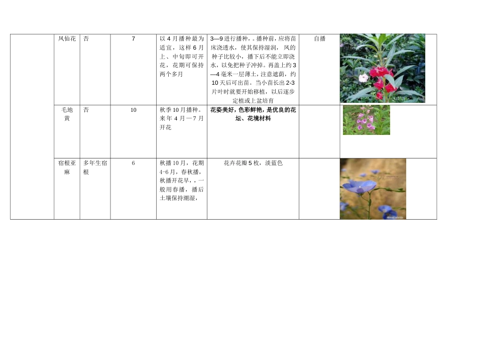 四季花海的花卉表[8页]_第2页