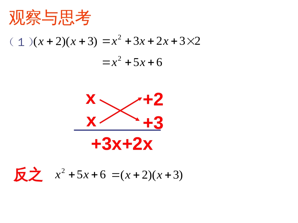 十字相乘法经典教学课件[共25页]_第2页