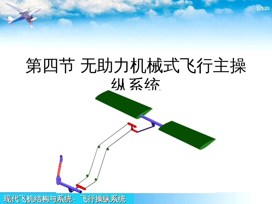 (1.3.3)--3.4-无助力机械式飞行主操纵系统_第1页