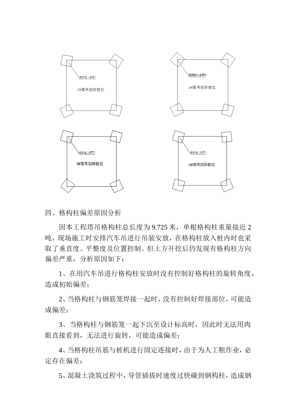 塔吊格构柱加固方案_第3页