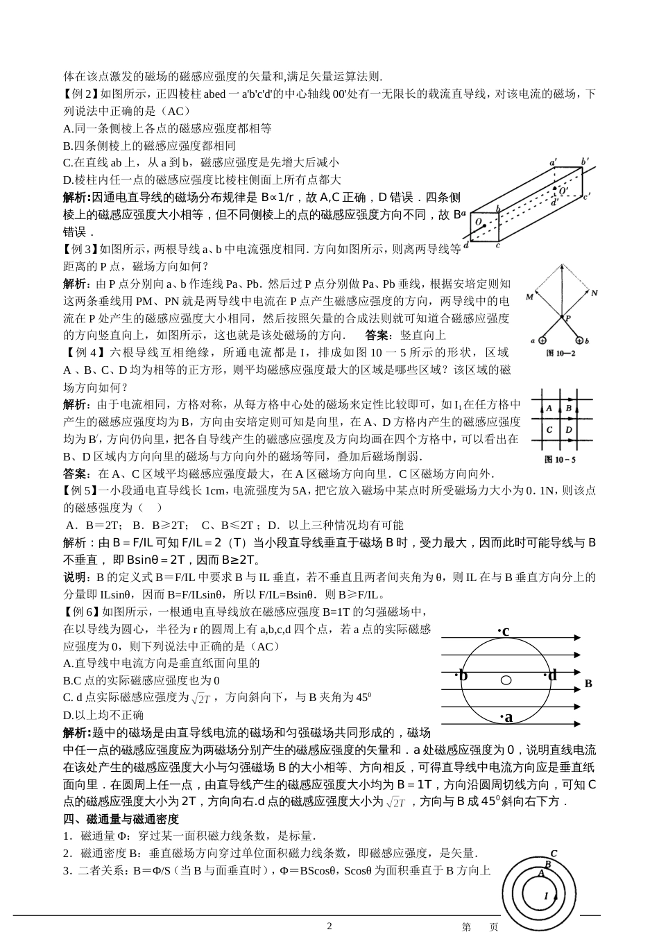 高中物理磁场知识点(详细总结)[21页]_第2页