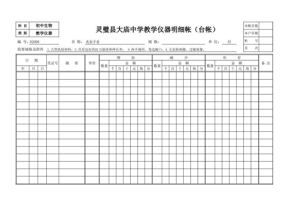 初中生物明细帐台账[186页]_第2页