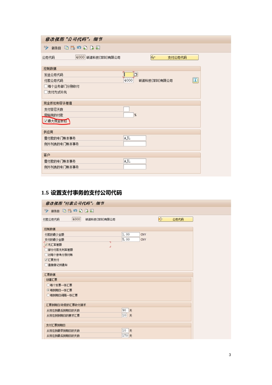 SAP供应商、客户自动付款与自动收款配置与业务操作Guide20151010_第3页