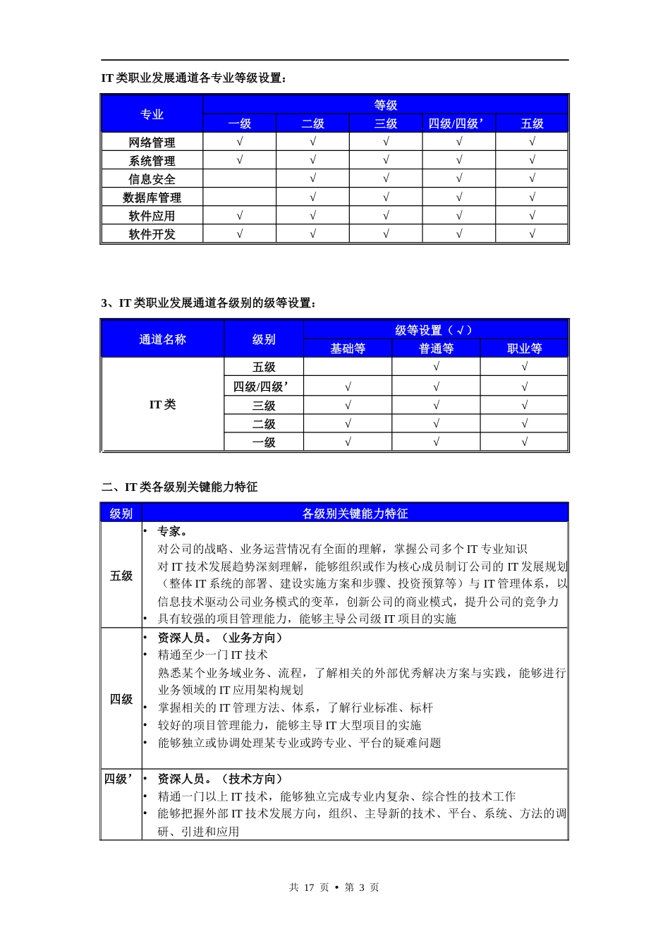 IT通道任职资格等级标准4_第3页