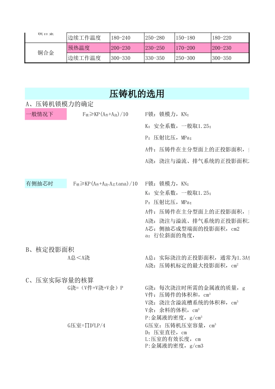 压铸工艺参数及计算公式[3页]_第3页