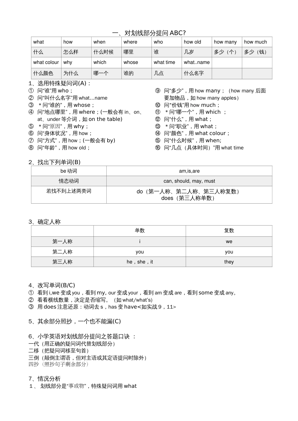 小学划线部分提问_第1页