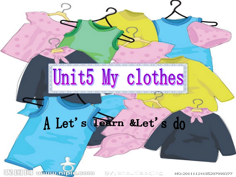 新版pep四年级英语下册unit5MyclothesAlet'slearn课件_第1页