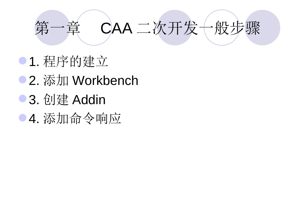 CATIA二次开发CAA培训课件_第2页