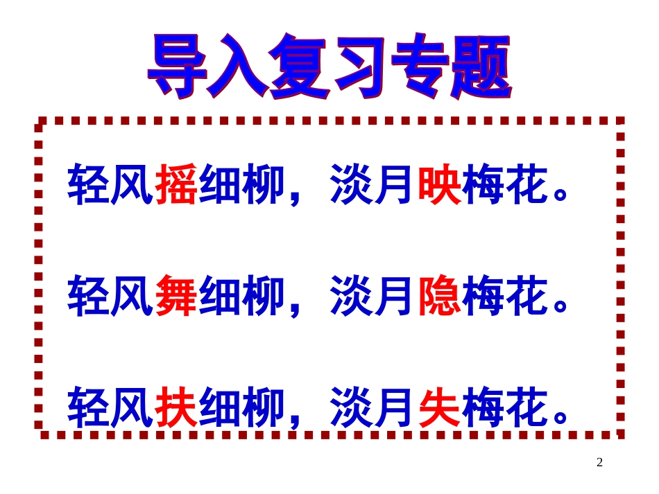 高考语文诗歌鉴赏专题复习课件[61页]_第2页