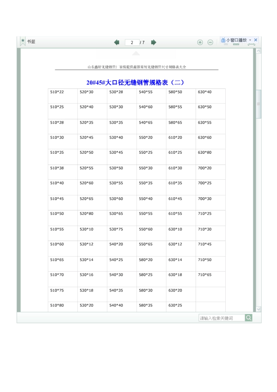 无缝钢管规格表[6页]_第2页