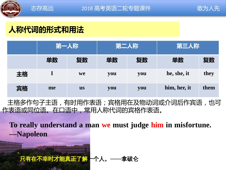 2018高考专题复习代词_第3页