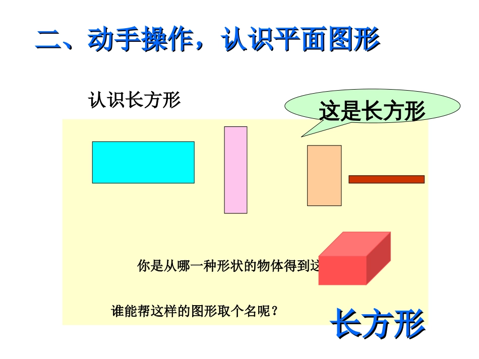 一年级数学下册《认识图形》单元复习整理课件[36页]_第3页