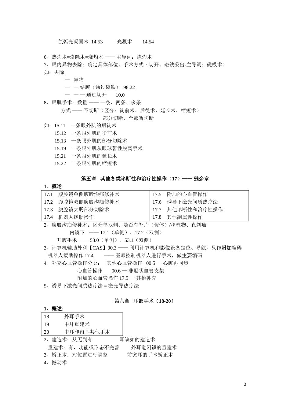 手术操作分类各章节知识_第3页