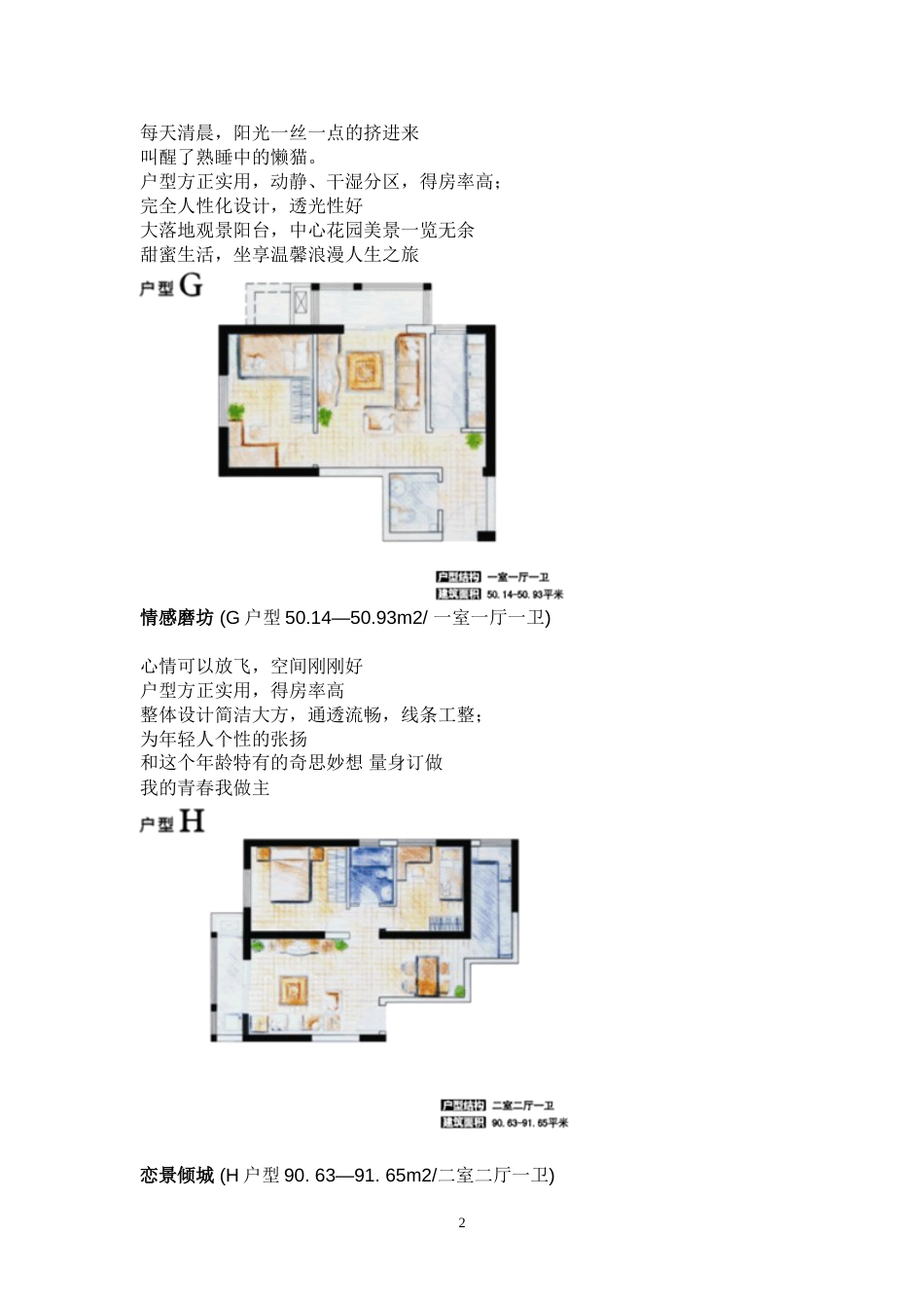 万科经典户型解析(不可错过)[1]_第2页