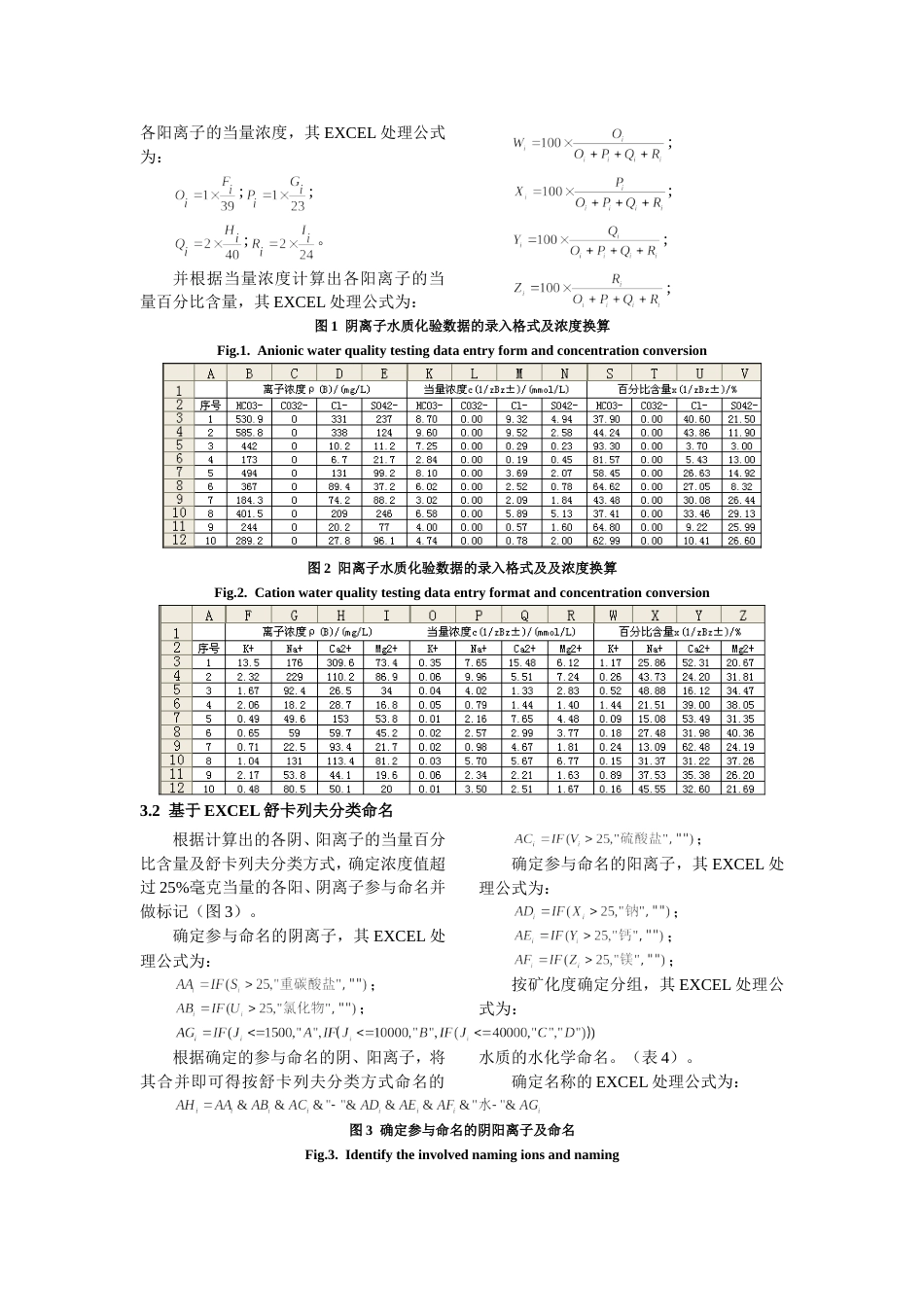 12201205基于EXCEL的地下水化学舒卡列夫分类方法_第3页