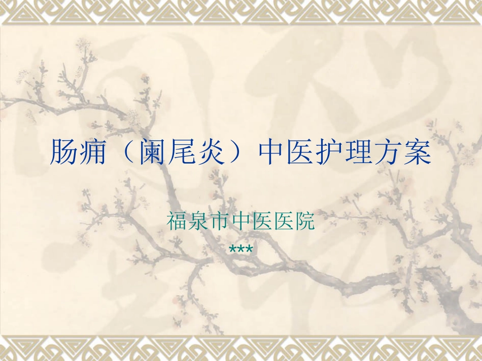 肠痈中医护理方案[19页]_第1页