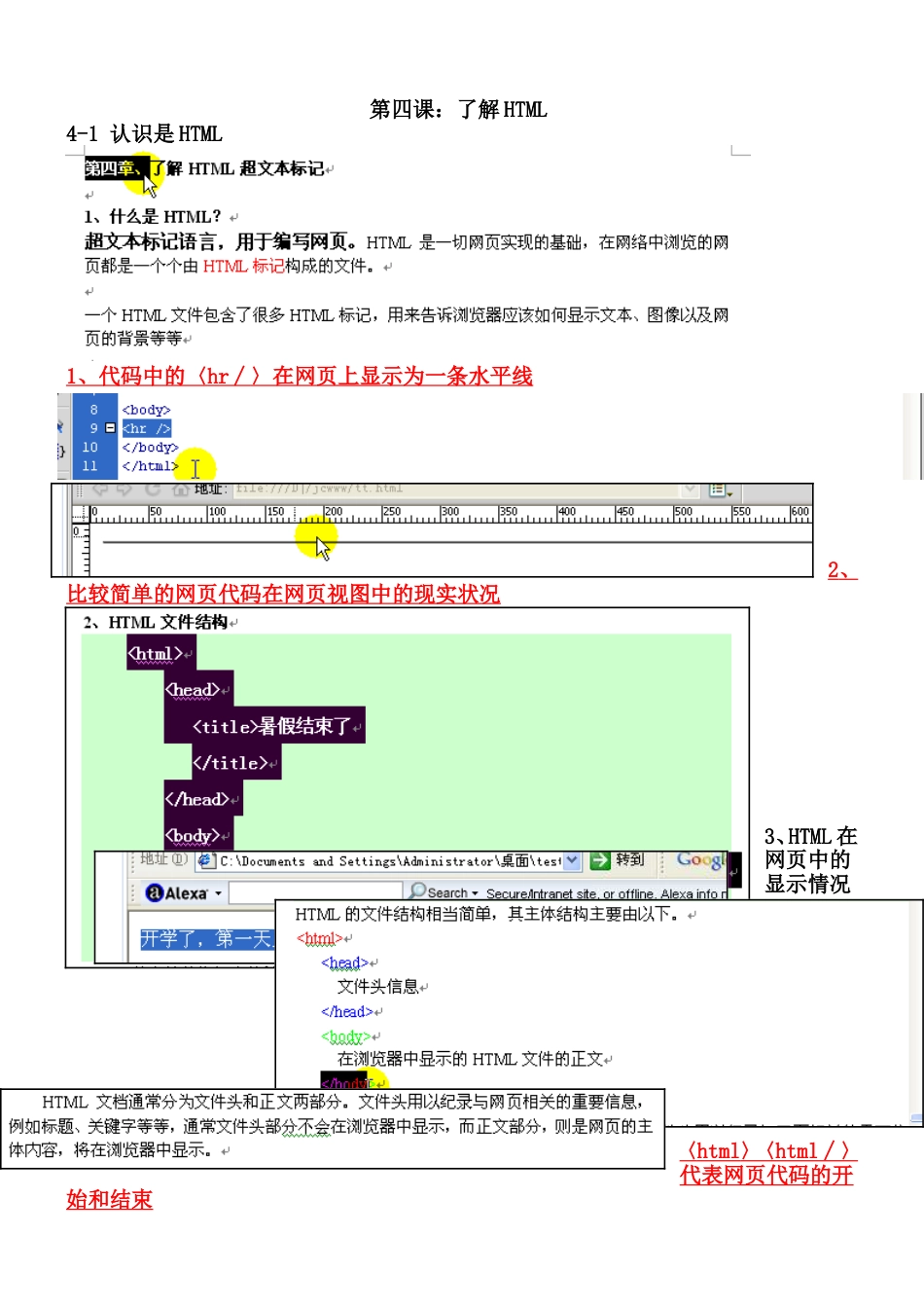 DreamweaverCS5自学教程第四课：了解HTML_第1页