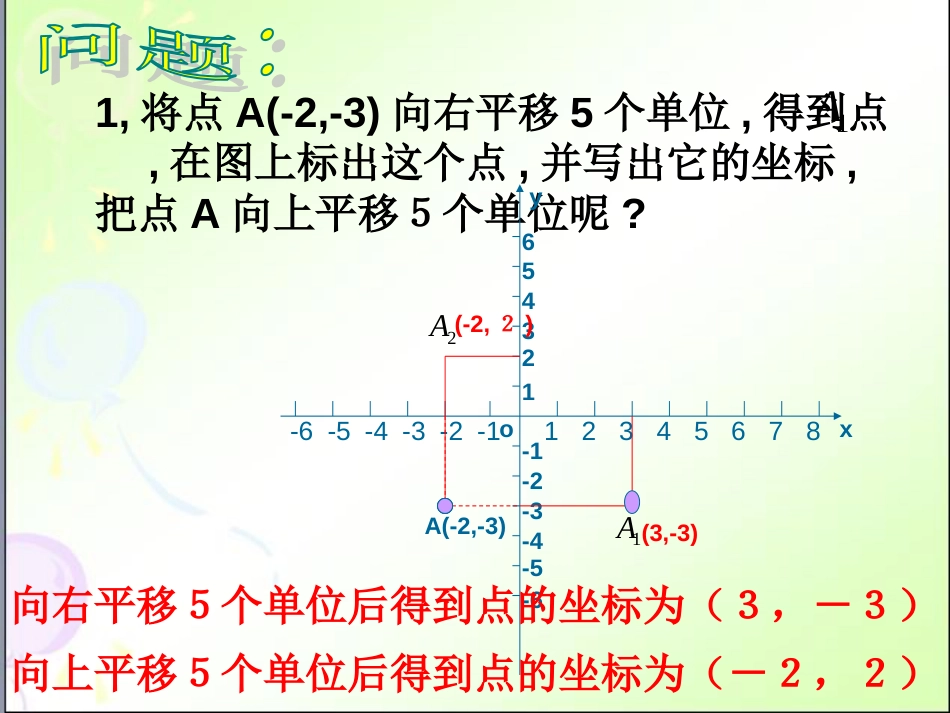 新人教版七年级下册7.2.2用坐标表示平移课件_第2页