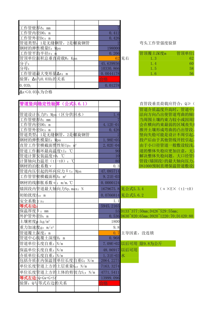 城镇供热直埋热水管道技术规程812013计算汇总[3页]_第3页