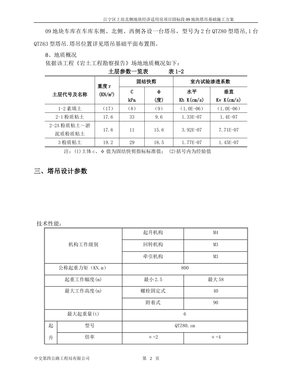 塔吊基础施工方案(最终版)[16页]_第3页