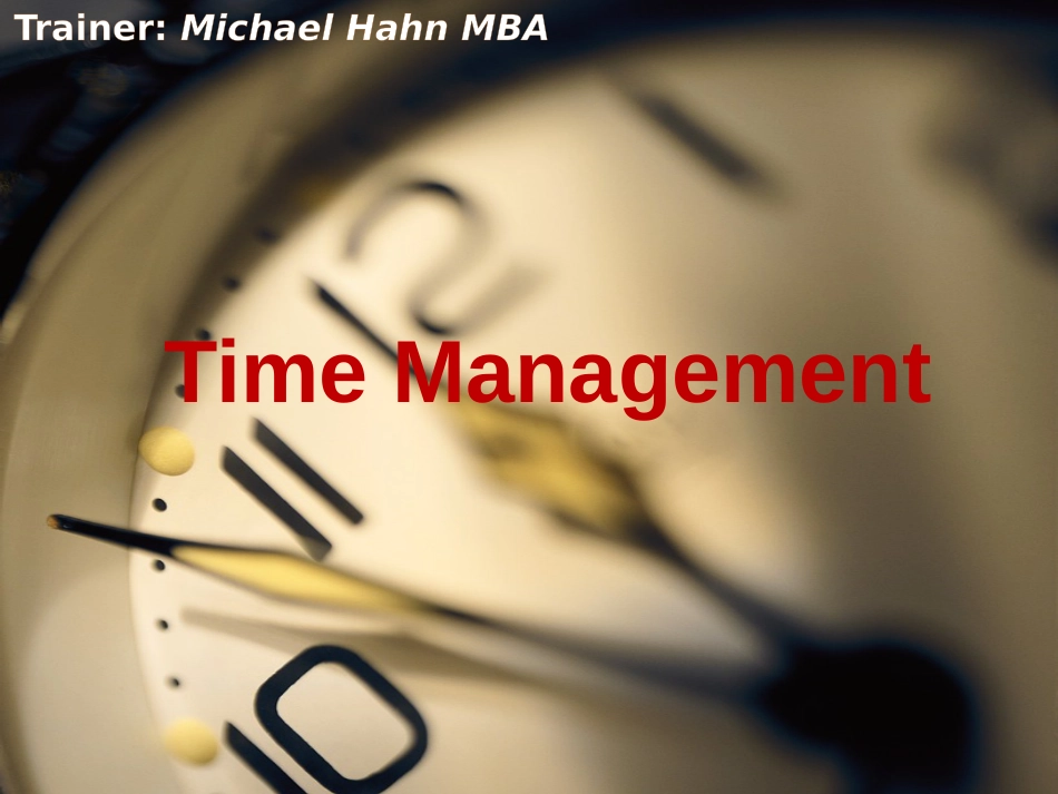 TimeManagement[51页]_第1页