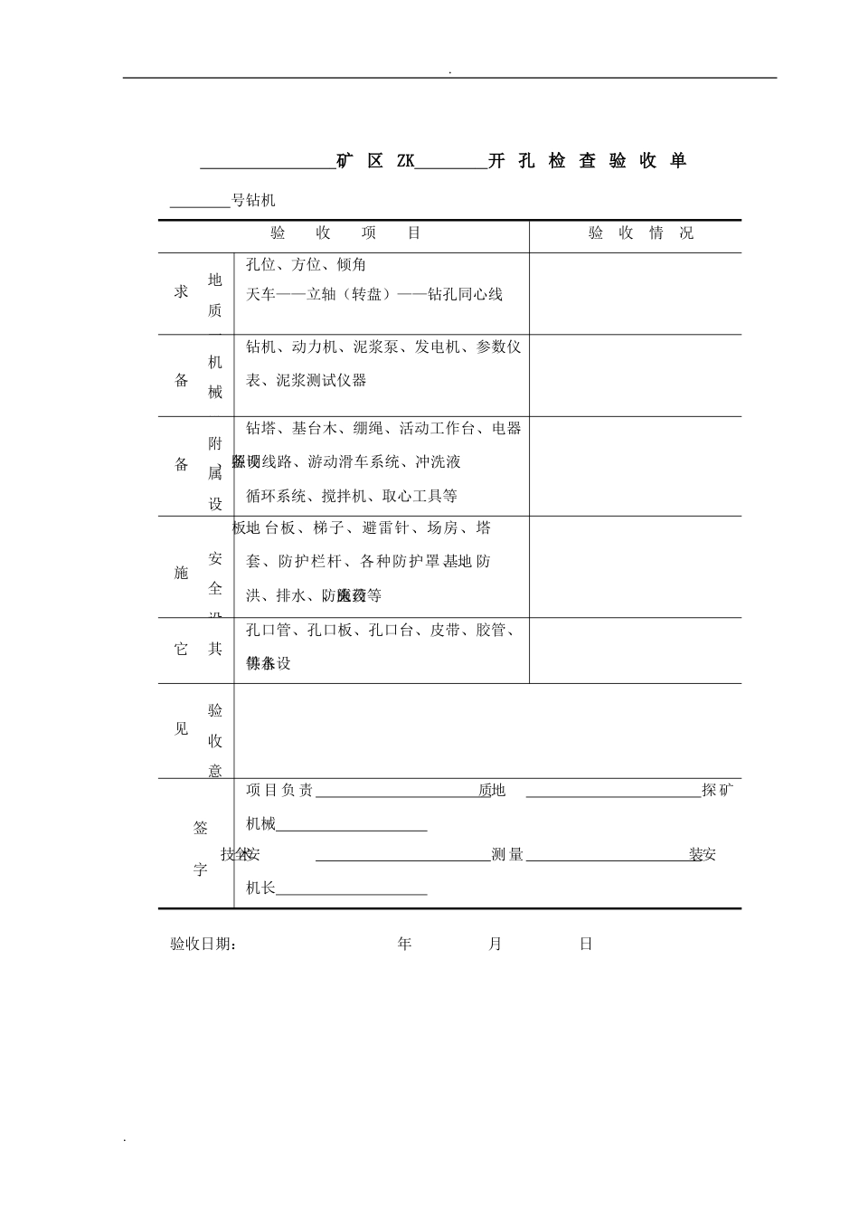钻探表格全[15页]_第1页