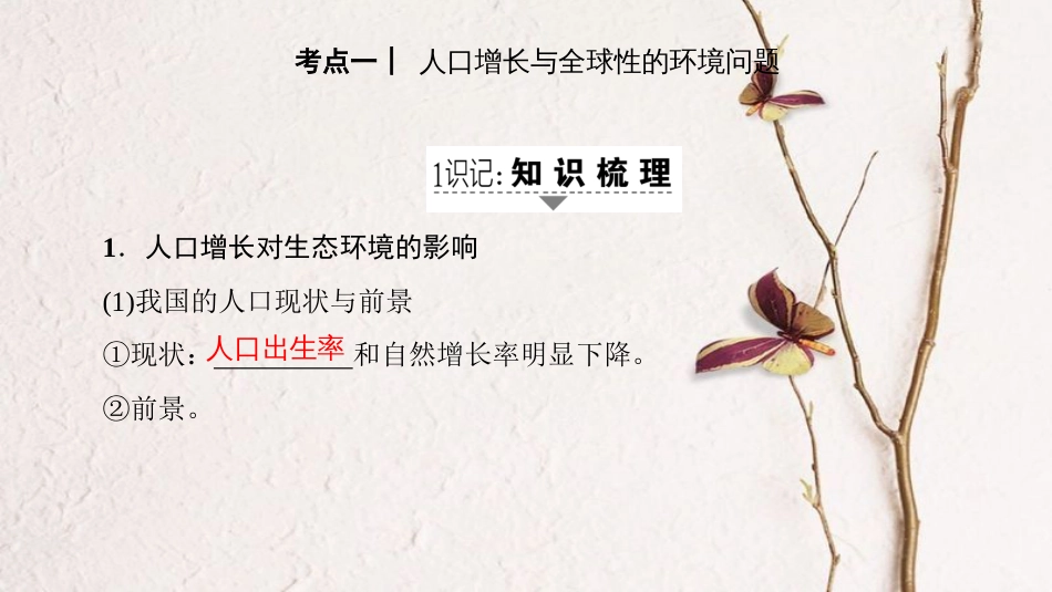 高三生物一轮复习 第9单元 第6讲 生态环境的保护课件 新人教版必修3_第2页