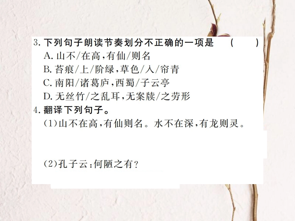 （江西专版）七年级语文下册 第四单元 16短文两篇习题课件 新人教版(1)_第3页