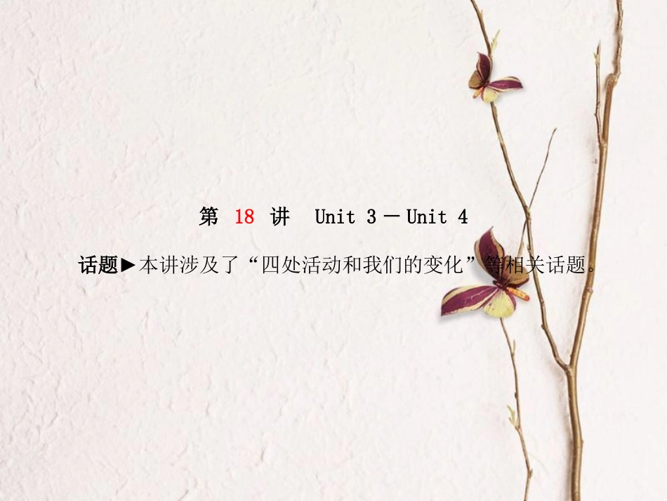 安徽省中考英语 第一部分 系统复习 成绩基石 九全 第18讲 课件(1)_第2页