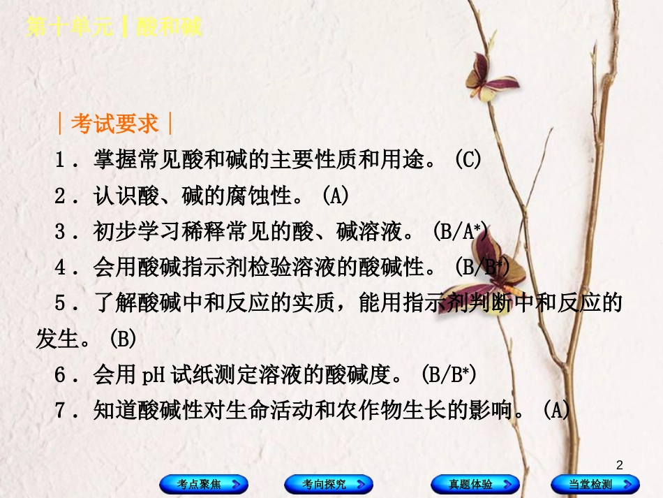 （安徽专版）中考化学复习 第十单元 酸和碱课件_第2页