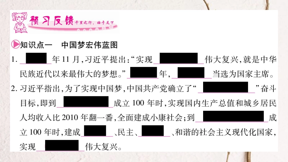 八年级历史下册 第三单元 第11课 为实现中国梦而努力奋斗课件 新人教版(1)_第2页