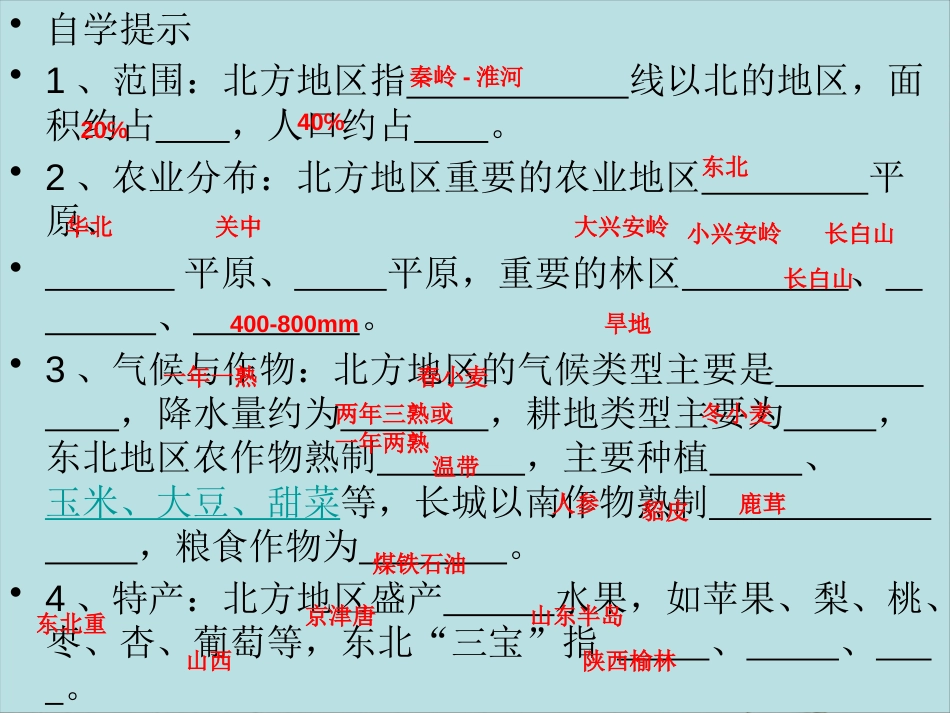 八年级地理下册 第五章 第二节 北方地区和南方地区课件 （新版）湘教版_第3页
