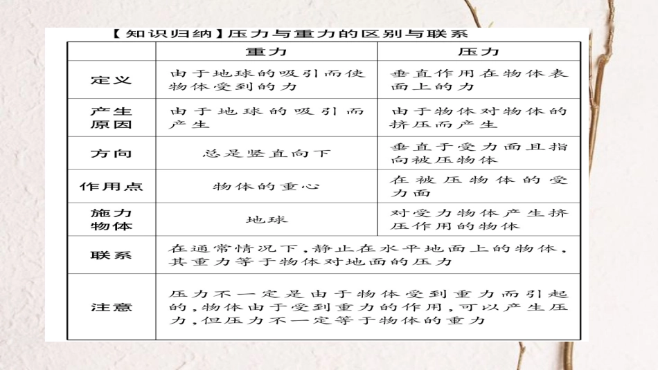 （云南专版）中考物理总复习 第9讲 压强课件(1)_第3页