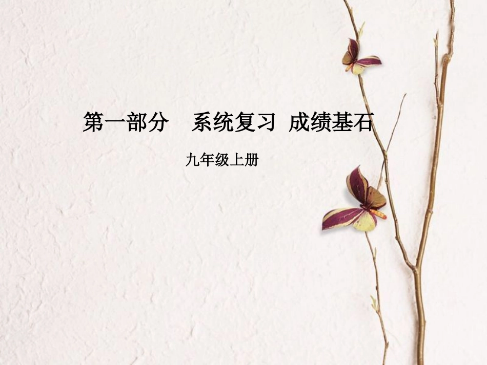 安徽省中考英语 第一部分 系统复习 成绩基石 九全 第22讲 课件(1)_第1页