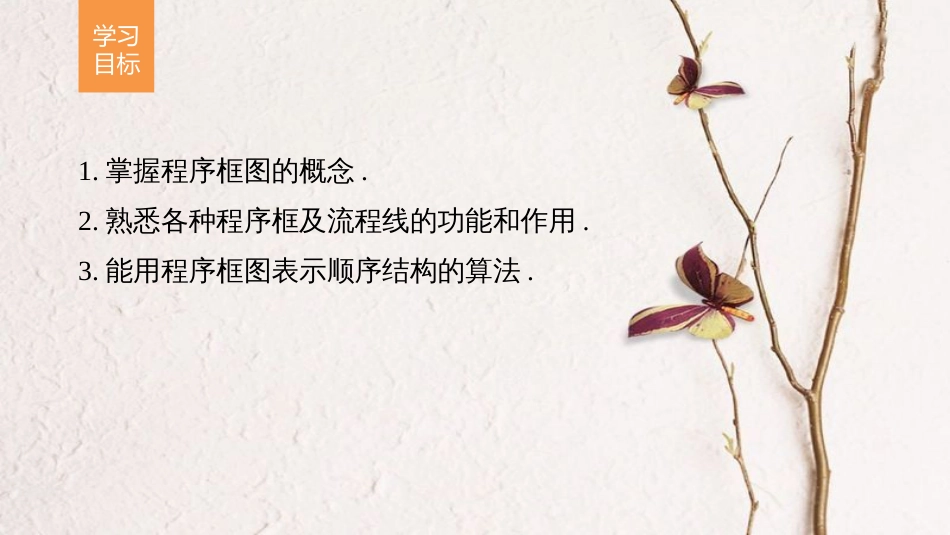 高中数学 第一章 算法初步 1.1.2 第1课时 程序框图、顺序结构课件 新人教A版必修3_第2页