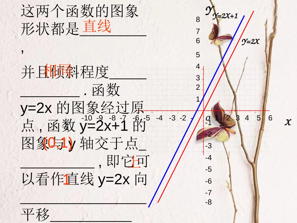 八年级数学下册 19.2 一次函数 19.2.3 一次函数的图象与性质课件 （新版）新人教版(1)_第3页