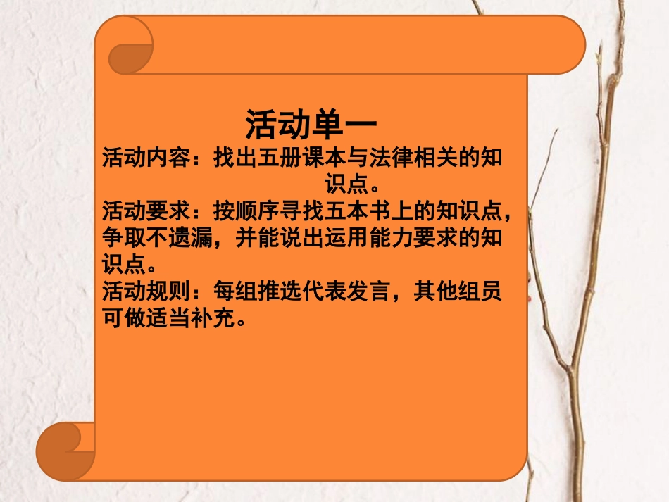 江苏省扬州市中考政治 中国梦法治梦复习课件(1)_第2页