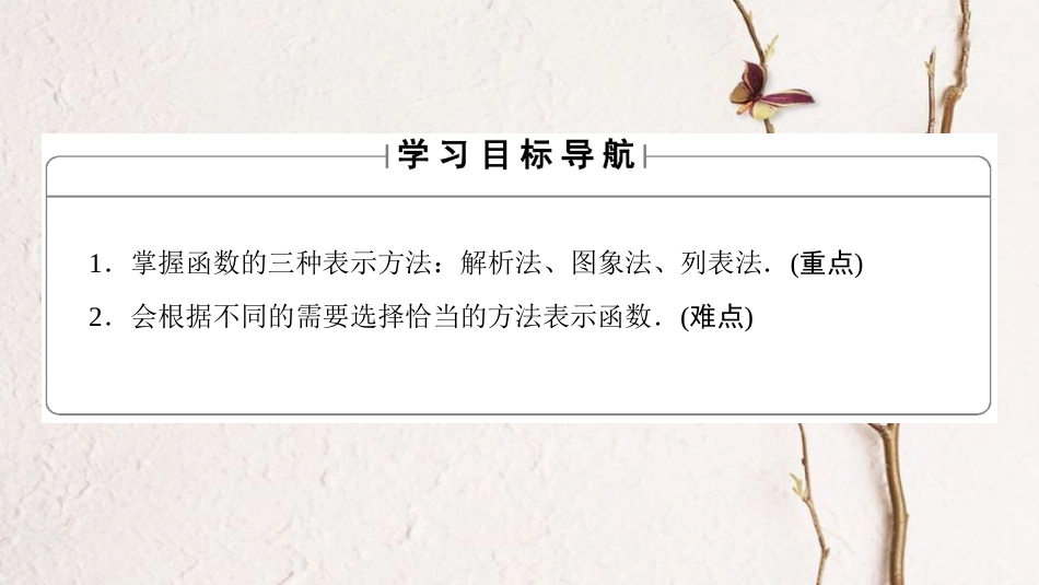 高中数学 第一章 集合与函数概念 1.2.2 第1课时 函数的表示法课件 新人教A版必修1(1)_第2页