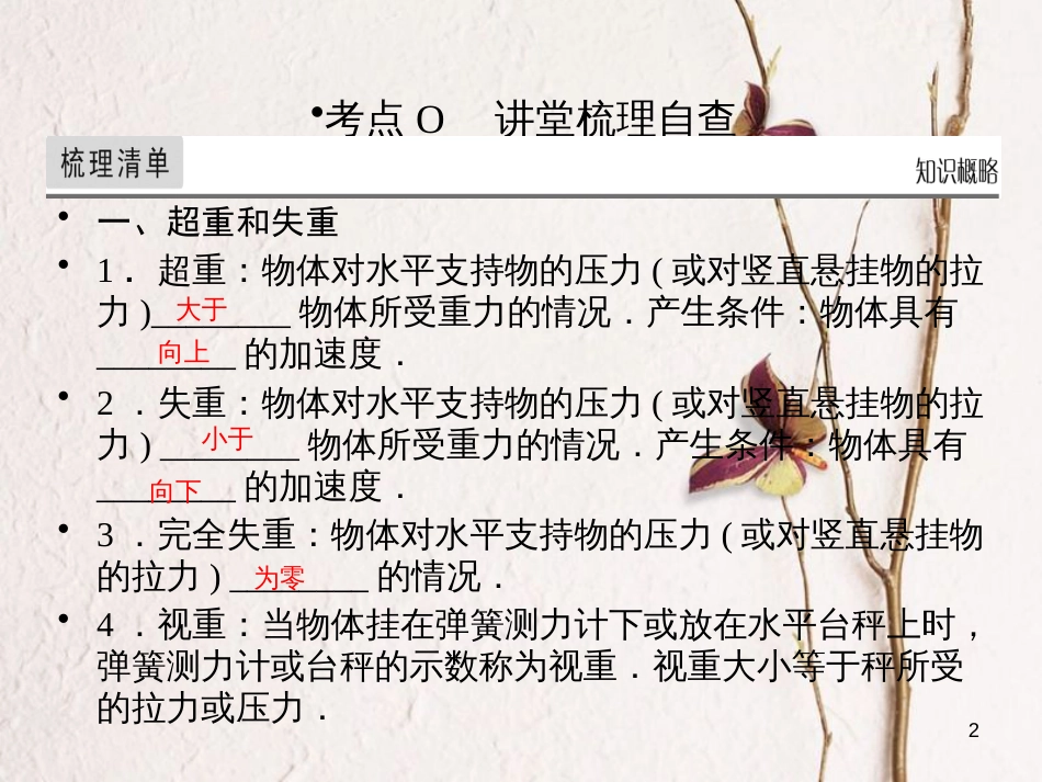 高考物理一轮总复习 专题3 牛顿运动定律 第3讲 牛顿运动定律的应用课件_第2页