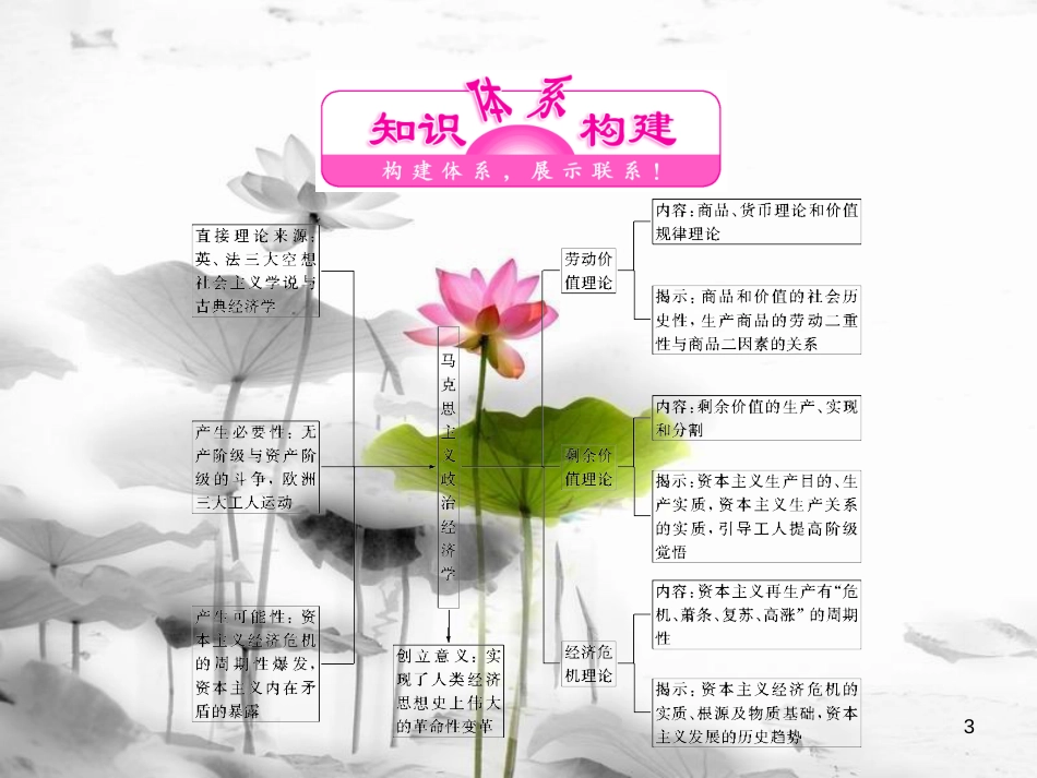高中政治 专题二 马克思主义经济学的伟大贡献专题小结与测评课件 新人教版选修2_第3页