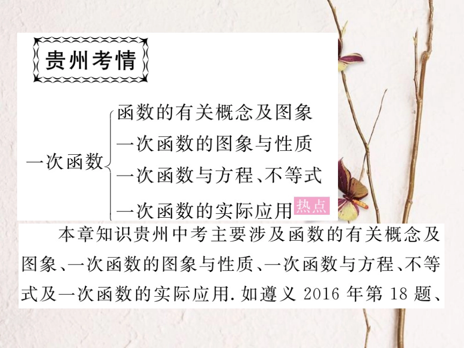 贵州省春八年级数学下册 19 一次函数中考重点复习课（一）课件 （新版）新人教版_第2页