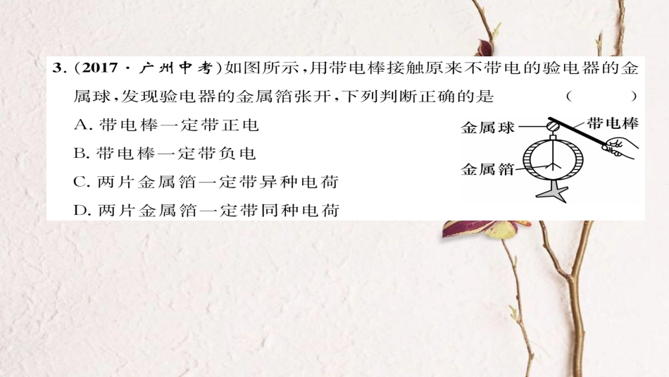 九年级物理全册 期末达标测试习题课件 （新版）新人教版_第3页
