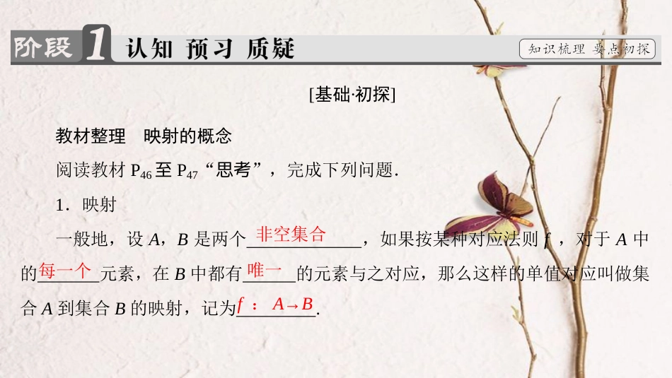 高中数学 第二章 函数 2.3 映射的概念课件 苏教版必修1(1)_第3页