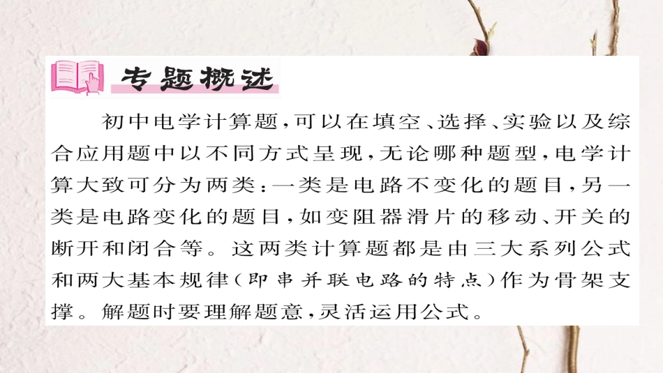 九年级物理全册 专题复习（7）电学综合计算习题课件 （新版）新人教版(1)_第2页