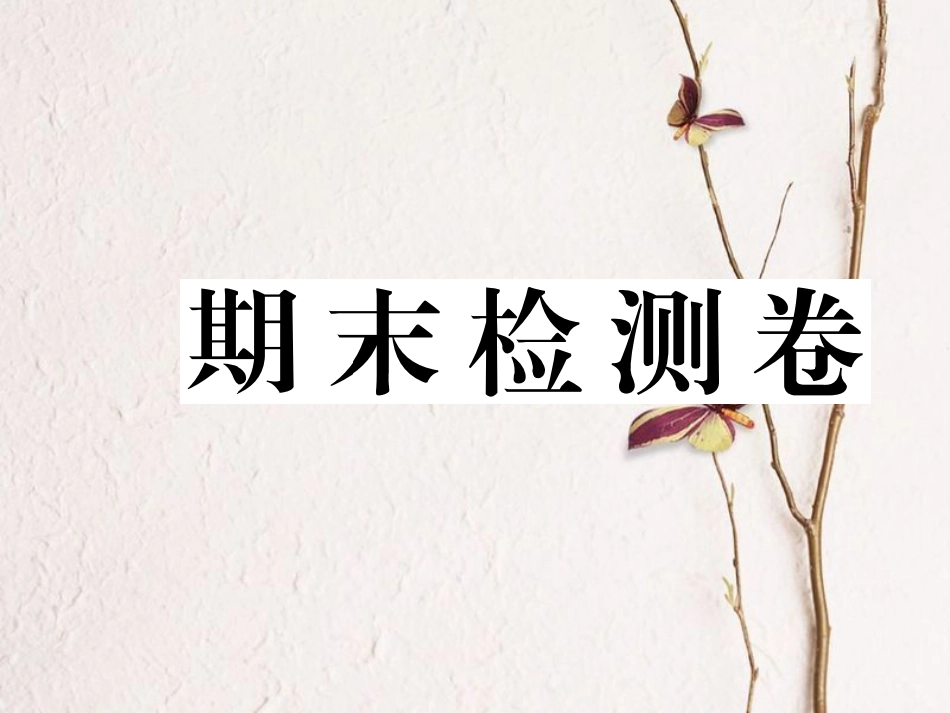 八年级道德与法治下册 期末检测卷课件 新人教版_第1页