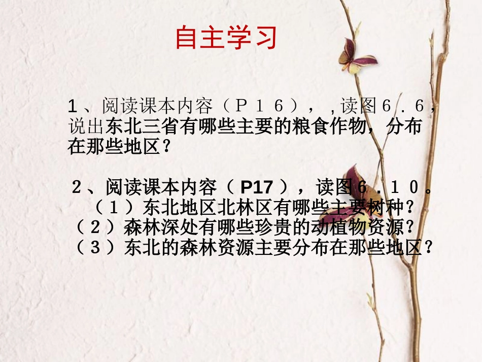 山西省太原市八年级地理下册 6.1东北地区——辽阔富饶的“黑土地”（第2课时）课件 晋教版[共17页]_第3页