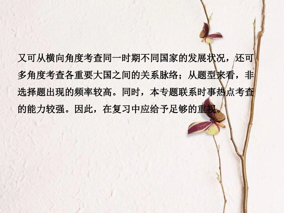 山东省滨州市中考历史复习 专题七 大国发展史及重要大国关系课件_第3页